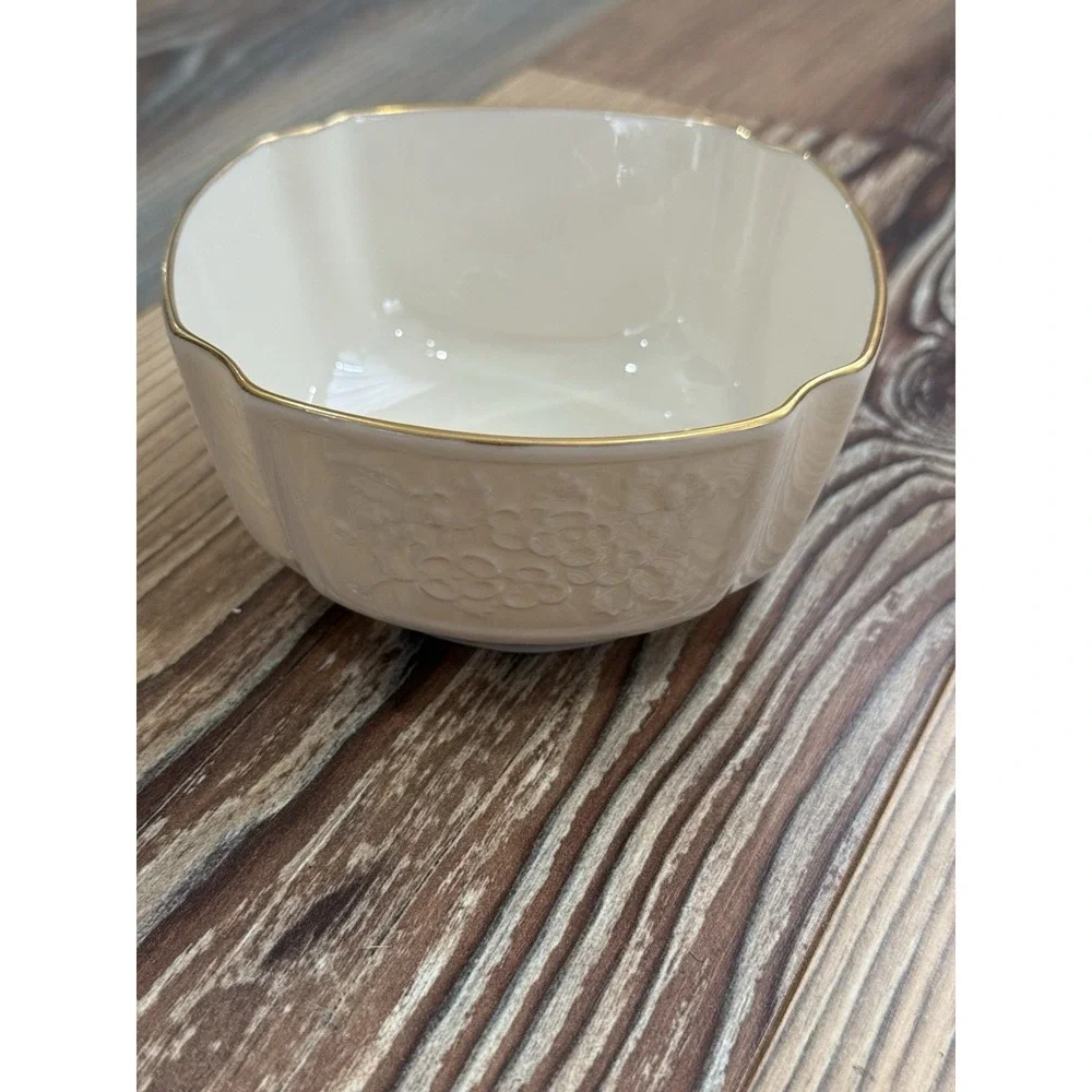 LENOX Ivory Floral 4 5/8
